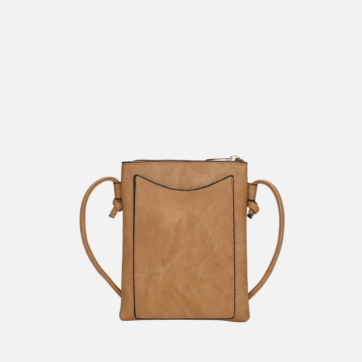 Brown MKF Collection By Mia K Skyli Crossbody Bag