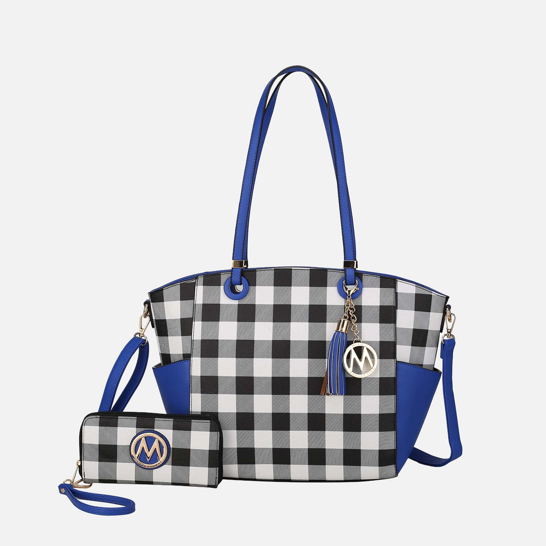 Tawny MKF Collection By Mia K Karlie Tote Bag And Wallet Set