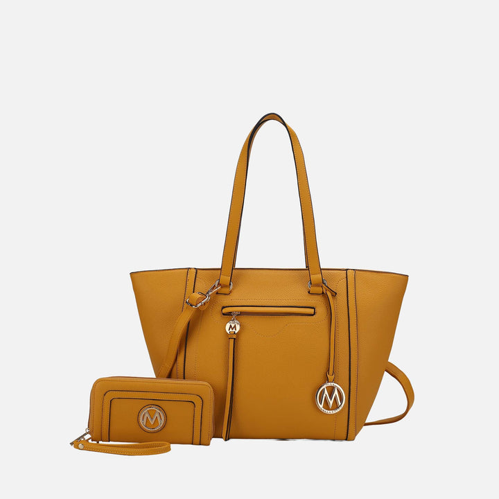 MKF Collection By Mia K Alexandra Tote Bag And Wallet Set