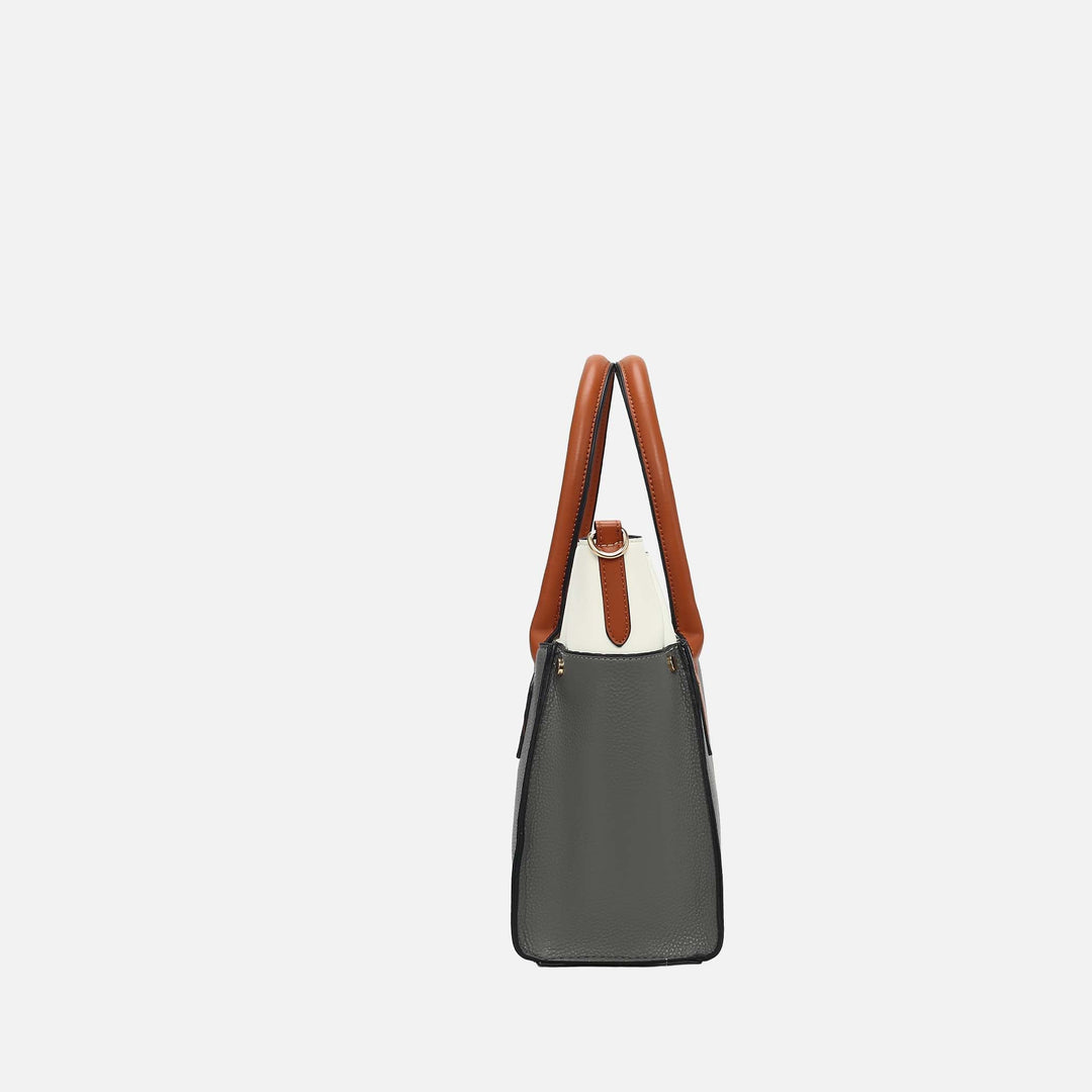 Cognac Brown MKF Collection By Mia K Brynlee Tote Bag And Set