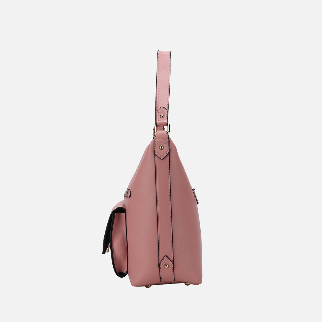 Burgundy MKF Collection By Mia K Clara Shoulder Bag And Set