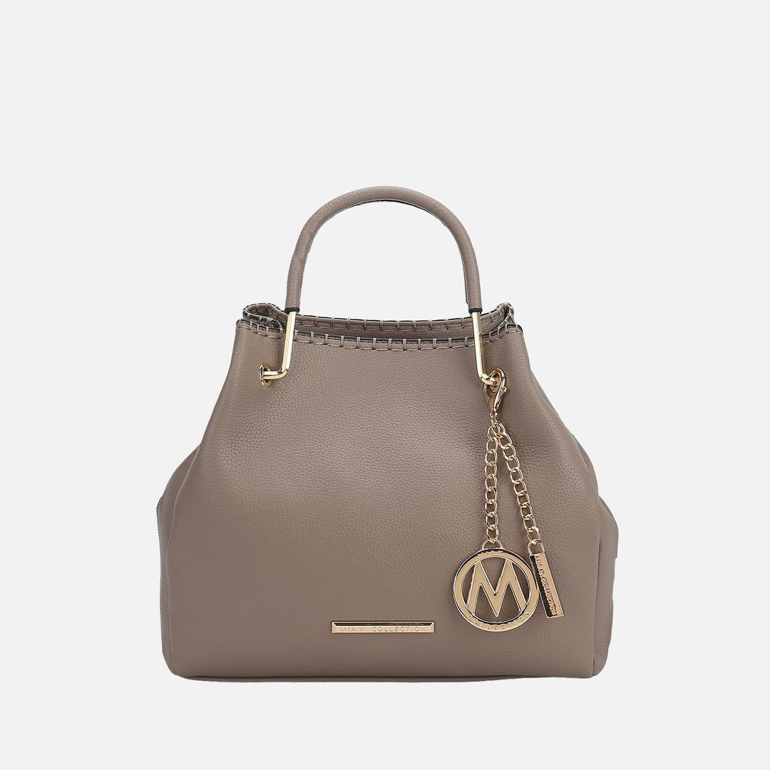 Charcoal Grey MKF Collection By Mia K Isidora Bag