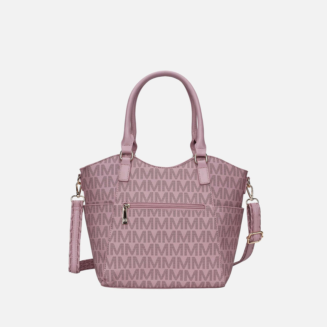 Brown MKF Collection By Mia K Devorah Signature Shoulder Bag