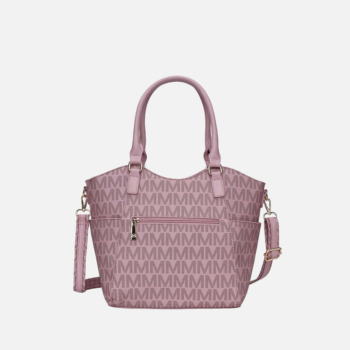Brown MKF Collection By Mia K Devorah Signature Shoulder Bag