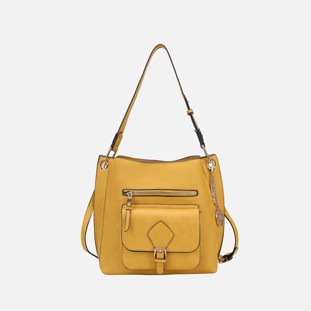 Mustard MKF Collection By Mia K Yves Hobo Bag