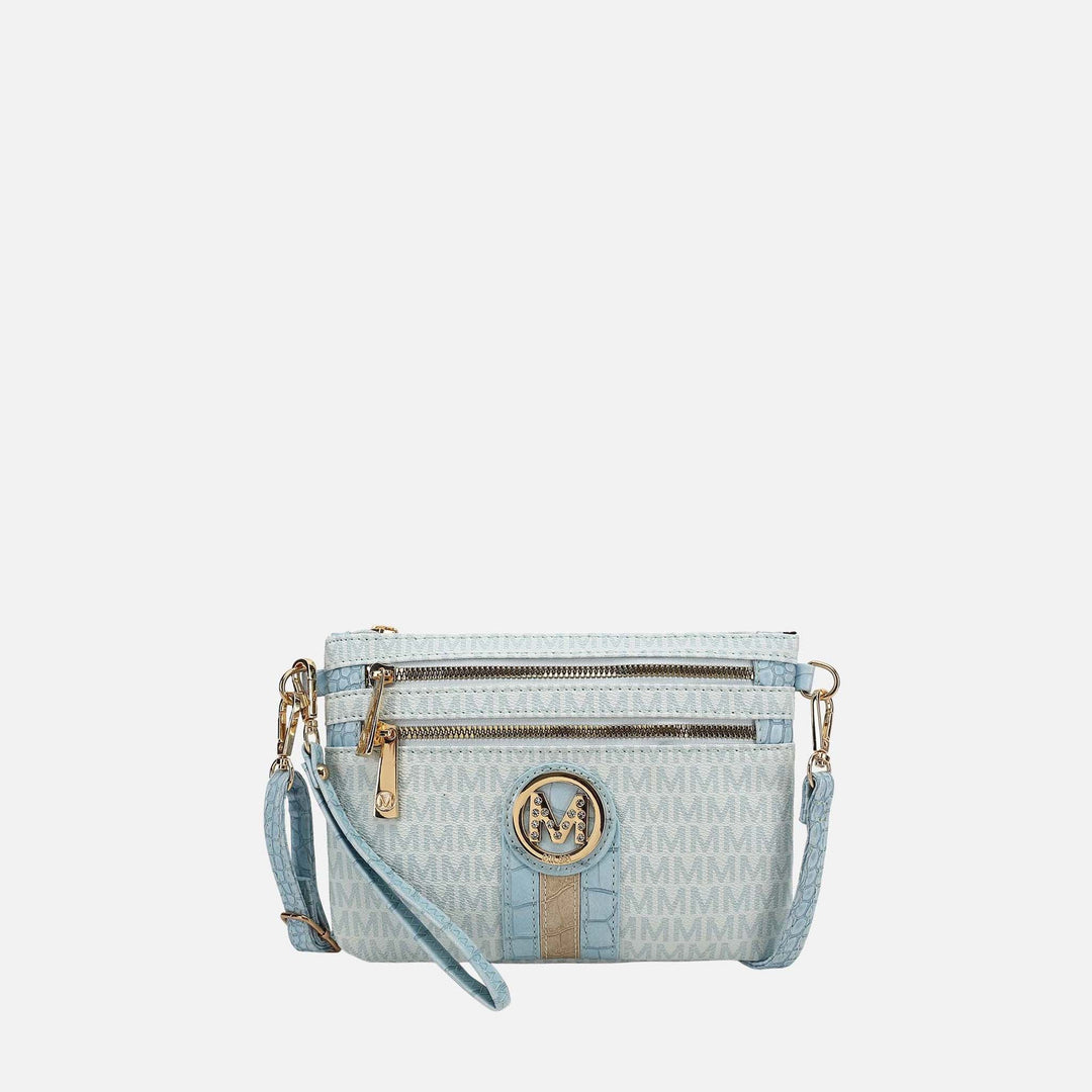 Pink MKF Collection By Mia K Tarren Signature Crossbody Bag