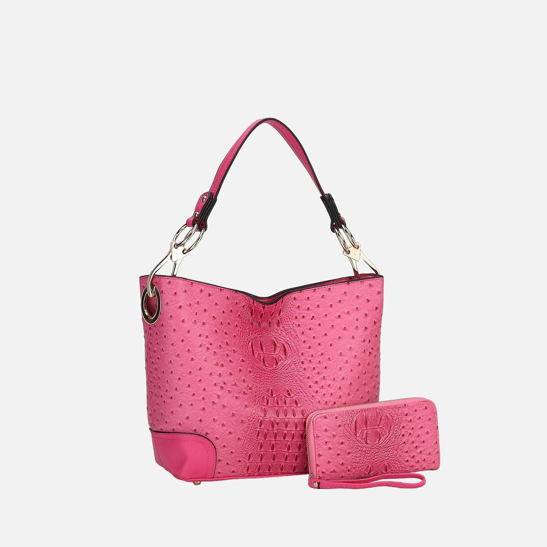 Stone MKF Collection By Mia K Wandy Shoulder Bag And Wallet Set