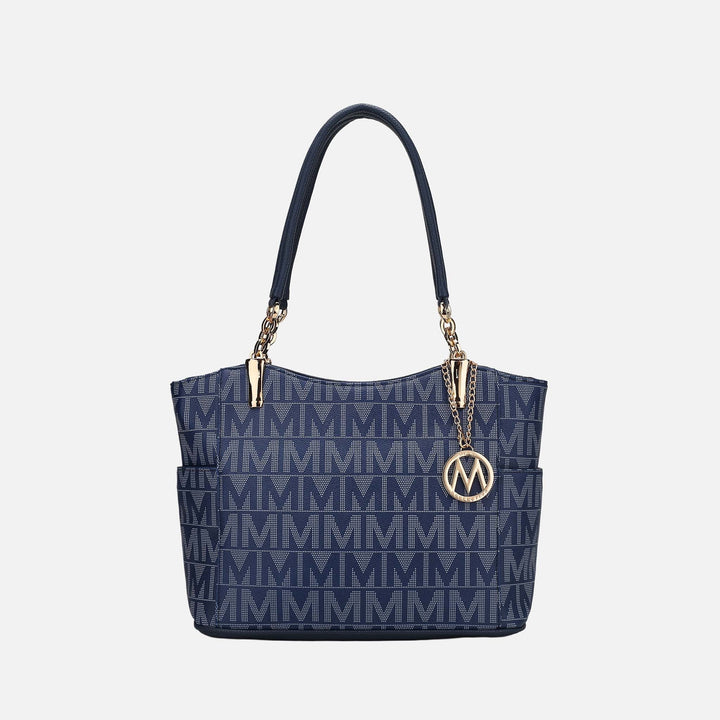 Denim Blue MKF Collection By Mia K Braylee Signature Tote Bag