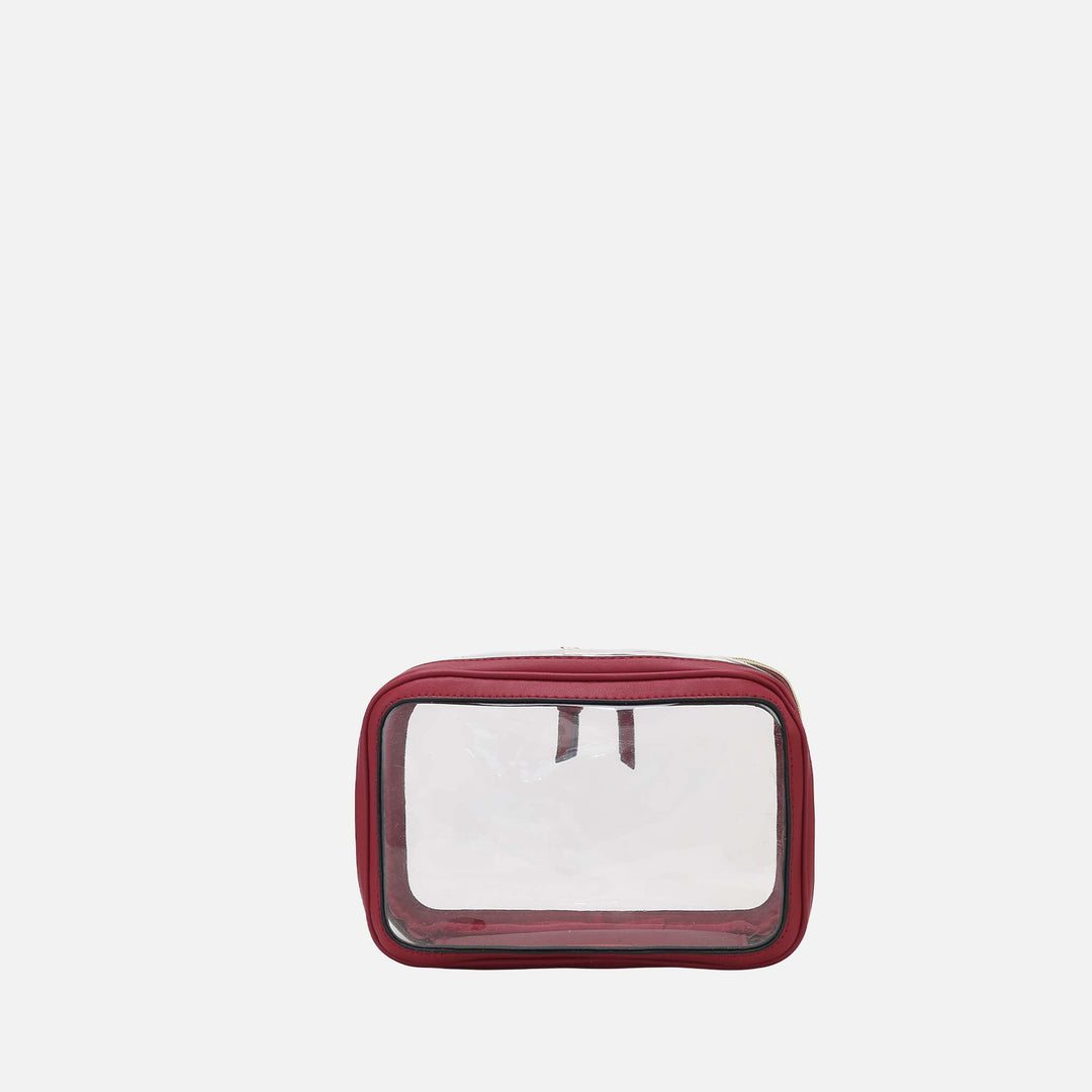 Light Blue MKF Collection By Mia K Laura Cosmetic Case And Set