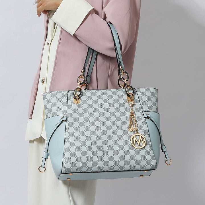 Tawny MKF Collection By Mia K Xenia Tote Bag And Set