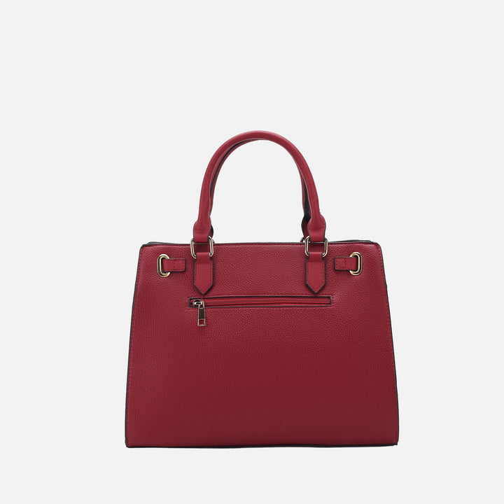 Light Grey MKF Collection By Mia K Christine Shoulder Bag And Wallet Set