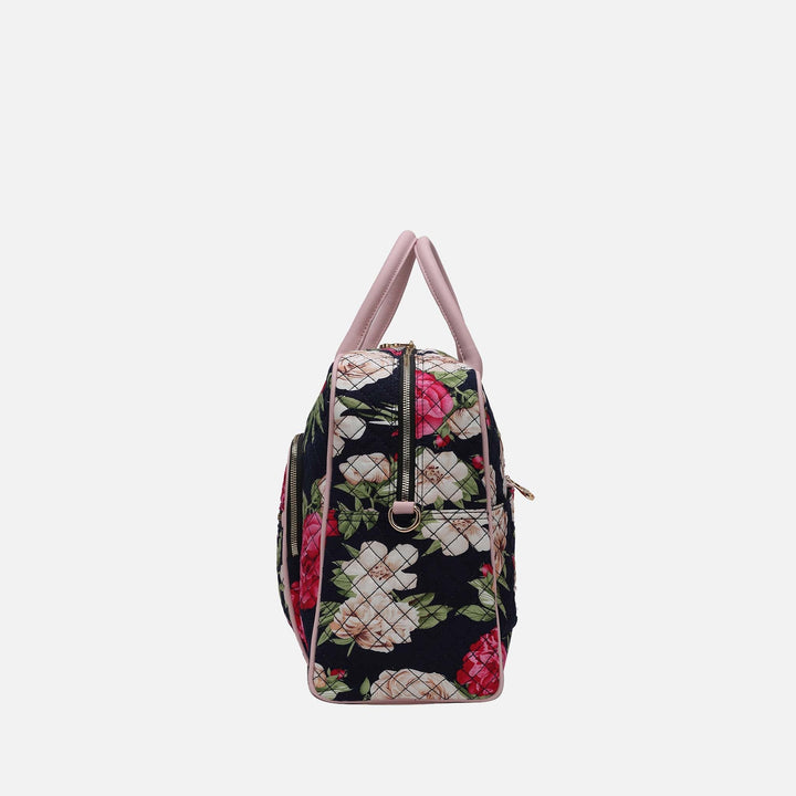 Floral Green MKF Collection By Mia K Jayla Weekender Bag 1