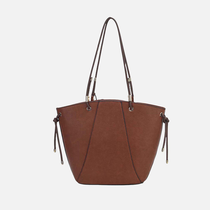 Light Grey MKF Collection By Mia K Liv Tote Bag And Set