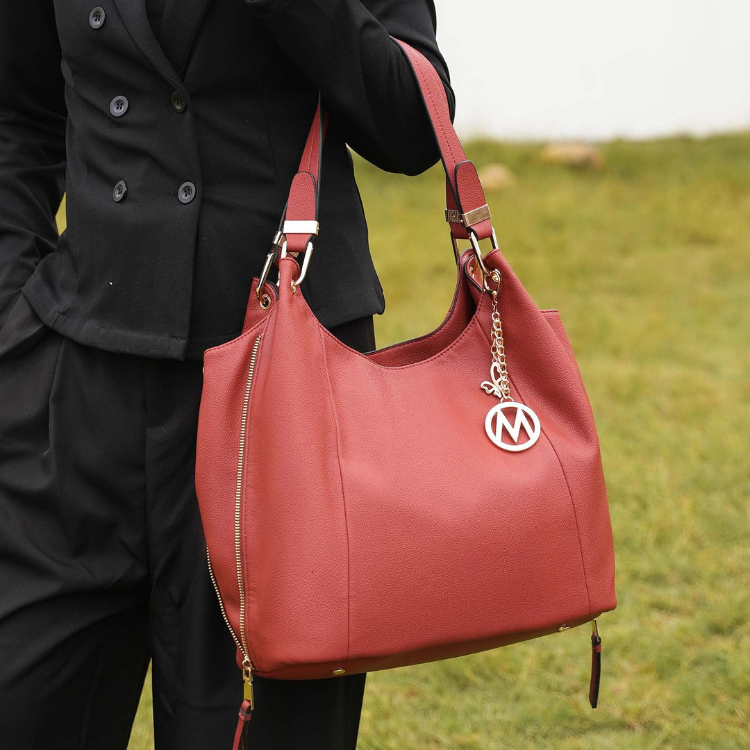 Black MKF Collection By Mia K Calina Shoulder Bag