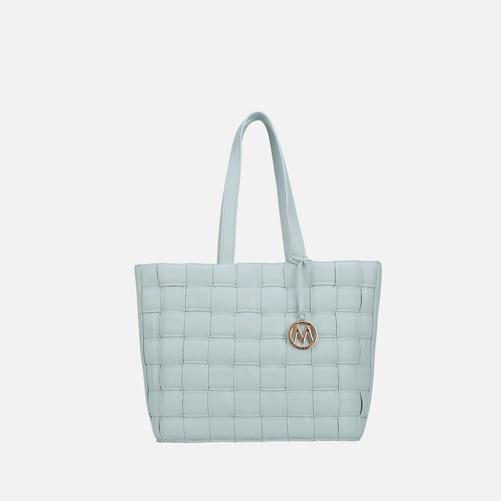MKF Collection By Mia K Rowan Woven Tote Bag