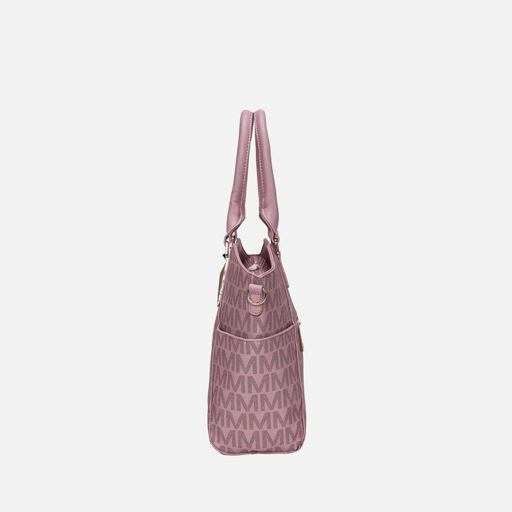 Burgundy MKF Collection By Mia K Devorah Signature Shoulder Bag
