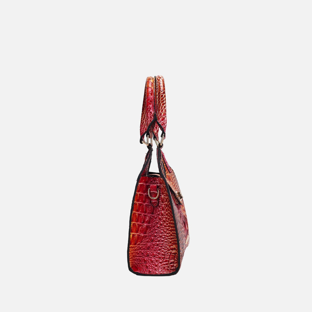 MKF Collection By Mia K Ava Gradient Croc Tote Bag