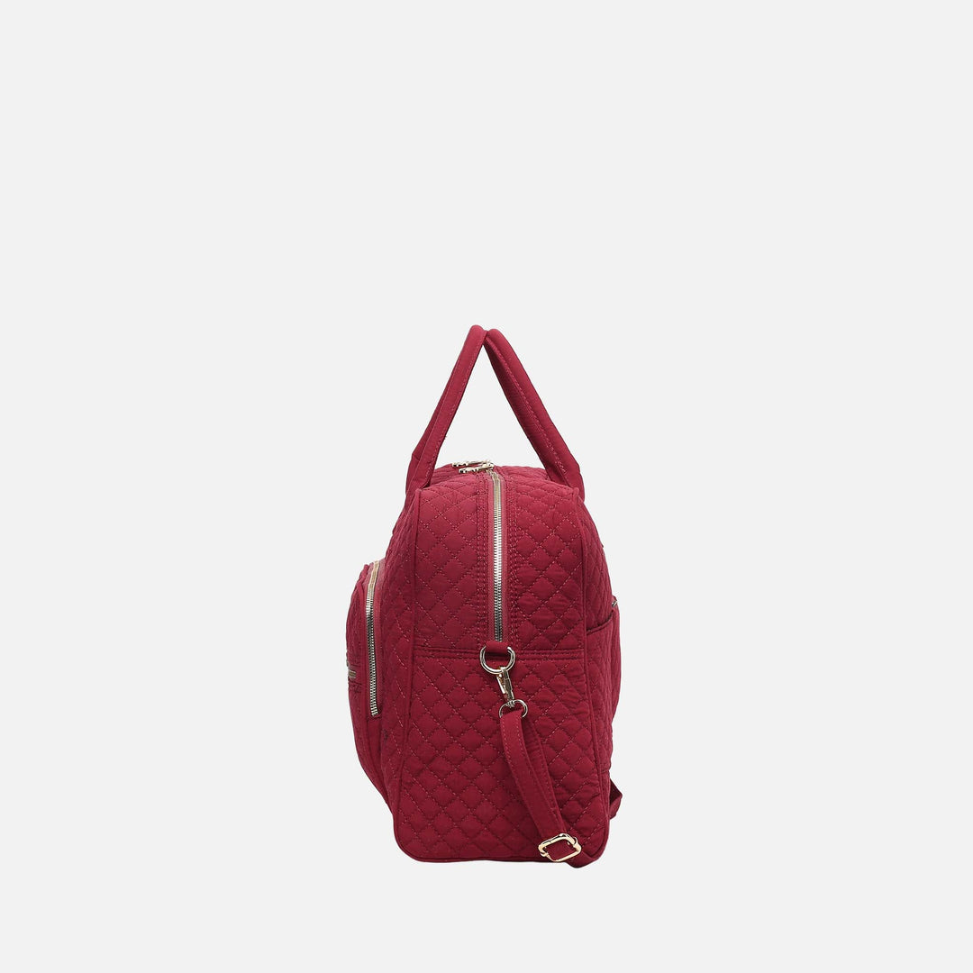 Orange MKF Collection By Mia K Jayla Weekender Bag