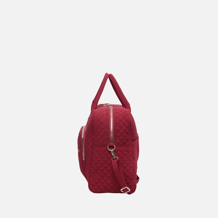 Orange MKF Collection By Mia K Jayla Weekender Bag