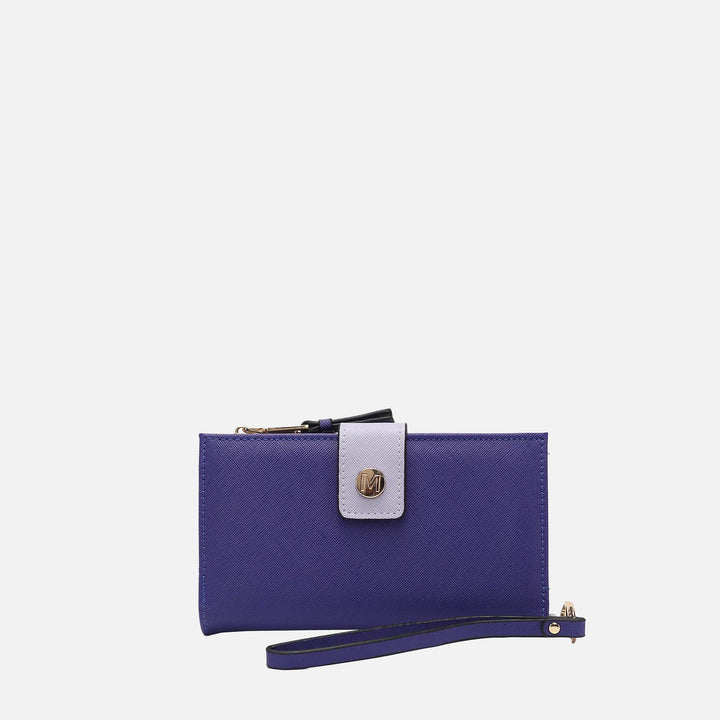 Denim Blue MKF Collection By Mia K Solene Wristlet