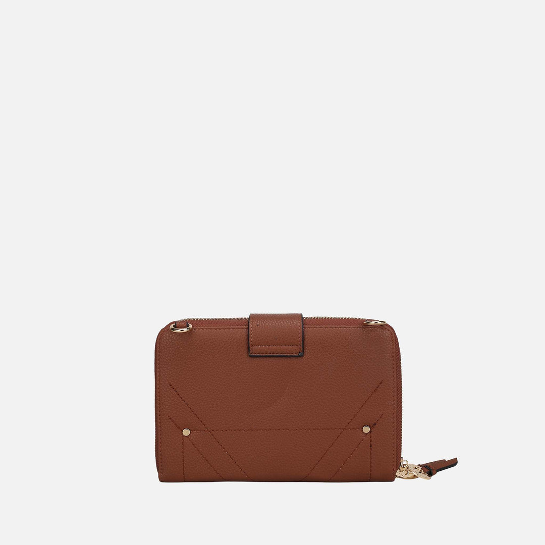 Black MKF Collection By Mia K Sage Phone Crossbody Bag