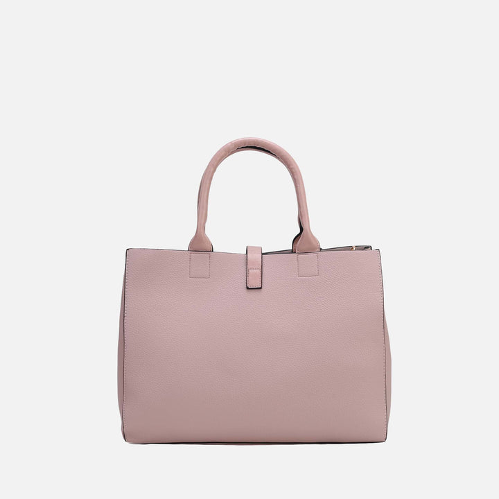 Cognac Brown MKF Collection By Mia K Yola Shoulder Bag And Wallet Set