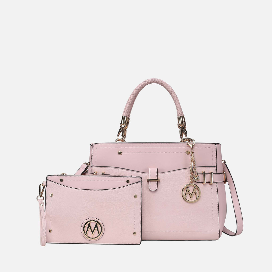 Seafoam MKF Collection By Mia K Tenna Shoulder Bag And Set