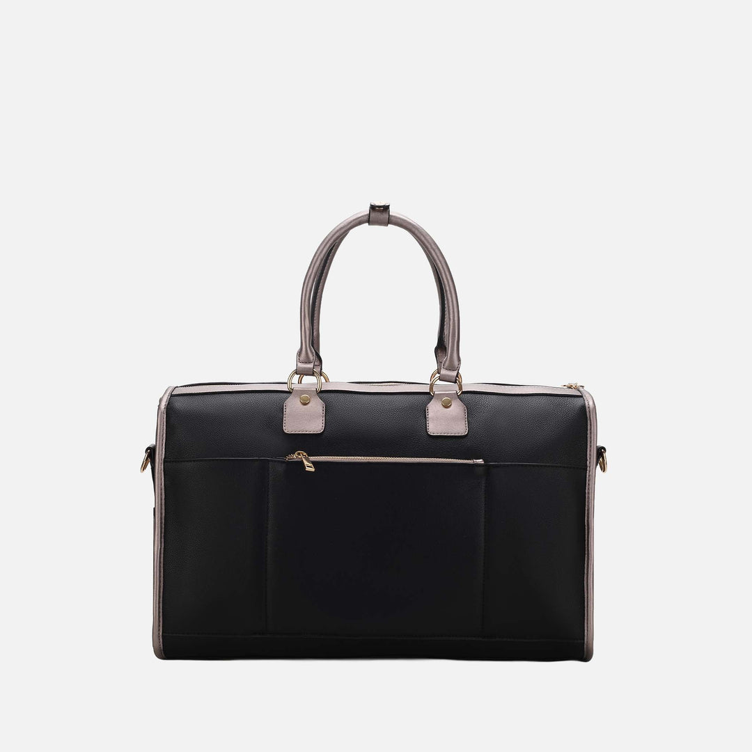 Cognac Brown MKF Collection By Mia K Genevieve Weekender Bag
