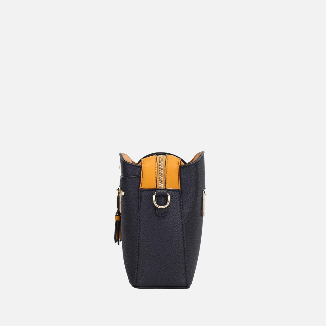 Chocolate MKF Collection By Mia K Zoely Crossbody Bag