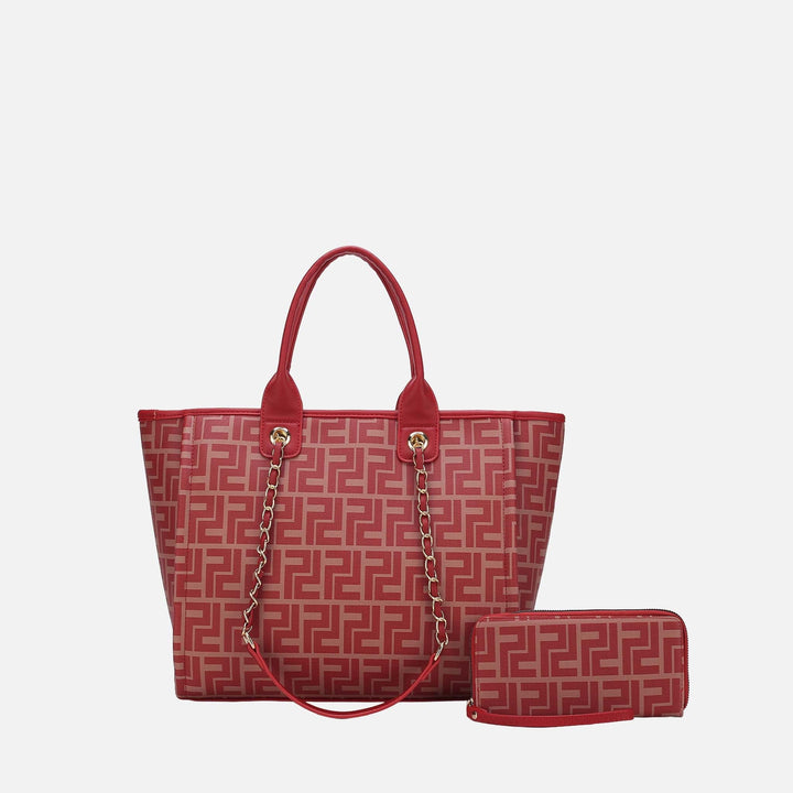 MKF Collection By Mia K Marlene Tote Bag And Wallet Set