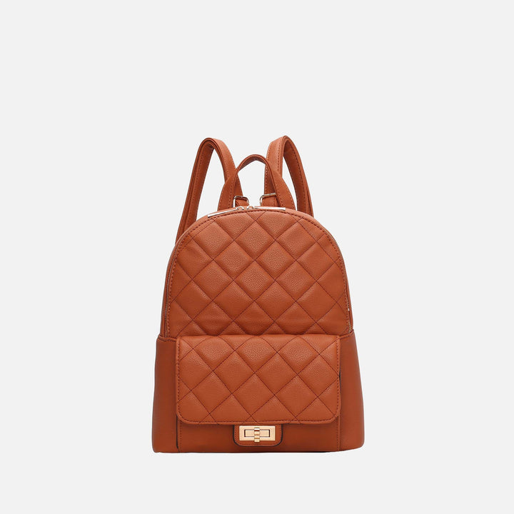 MKF Collection By Mia K Dimitria Quilted Backpack