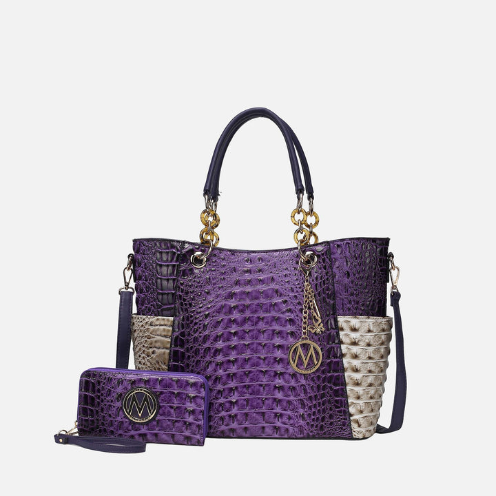 MKF Collection By Mia K Merlina Tote Bag And Wallet Set 1