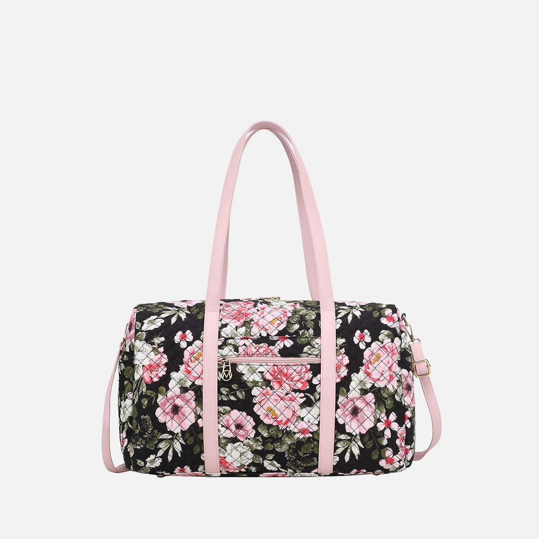 Floral Black MKF Collection By Mia K Khelani Weekender Bag