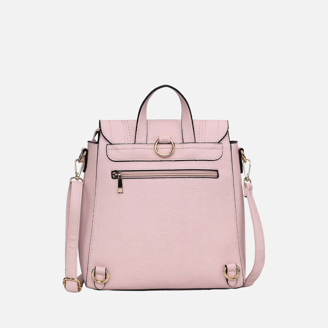 Coffee MKF Collection By Mia K Elke Convertible Backpack