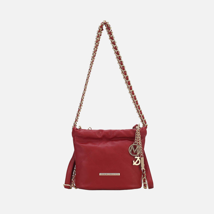 Fuchsia MKF Collection By Mia K Loriana Quilted Bag