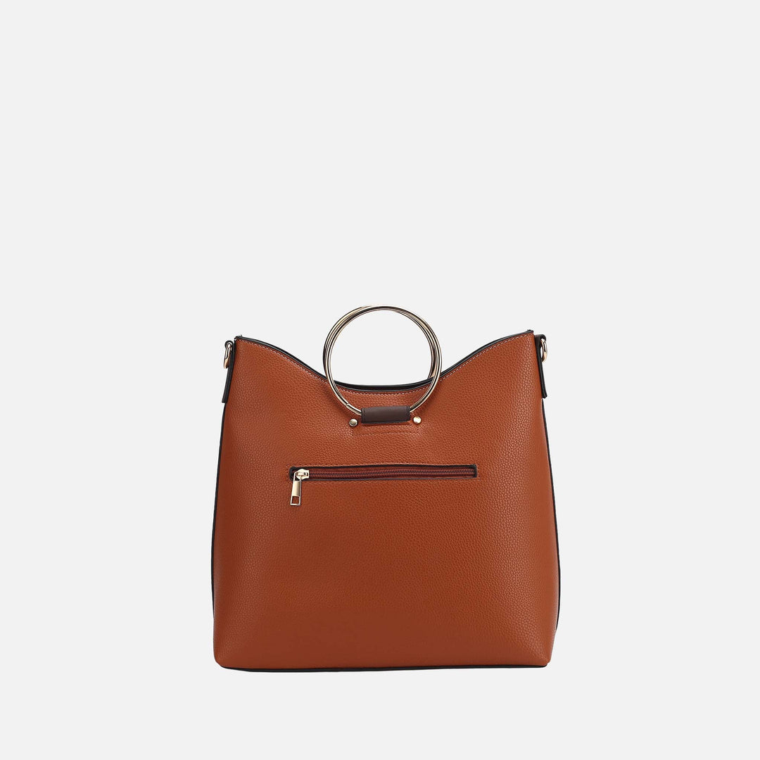 Cognac Brown MKF Collection By Mia K Kylie Shoulder Bag