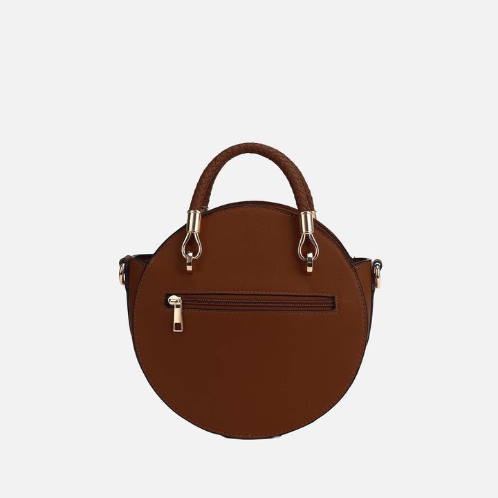 Taupe MKF Collection By Mia K Camille Crossbody Bag