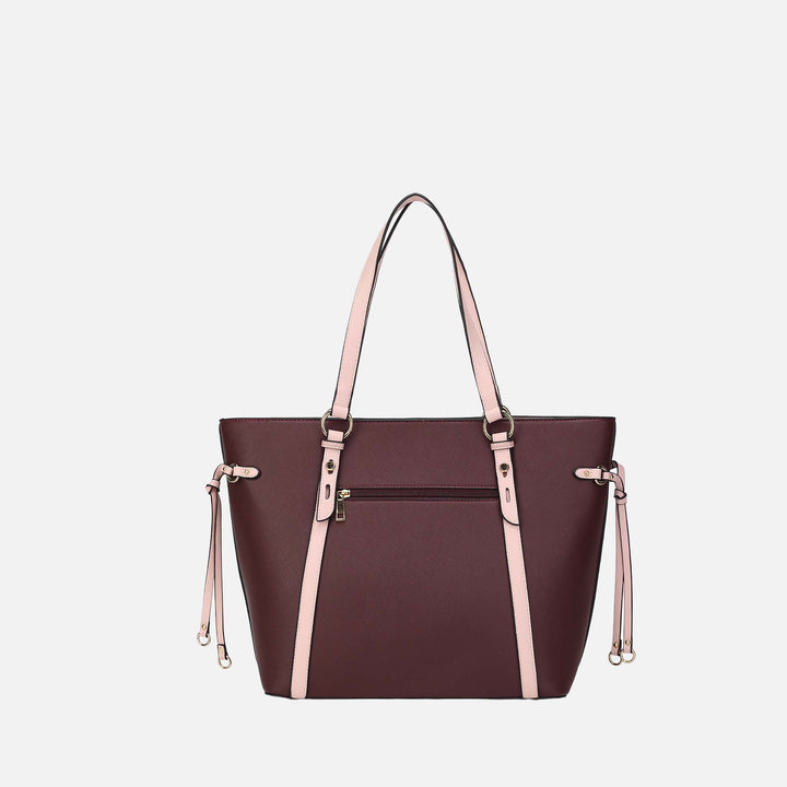Brown MKF Collection By Mia K Kioea Tote Bag And Set