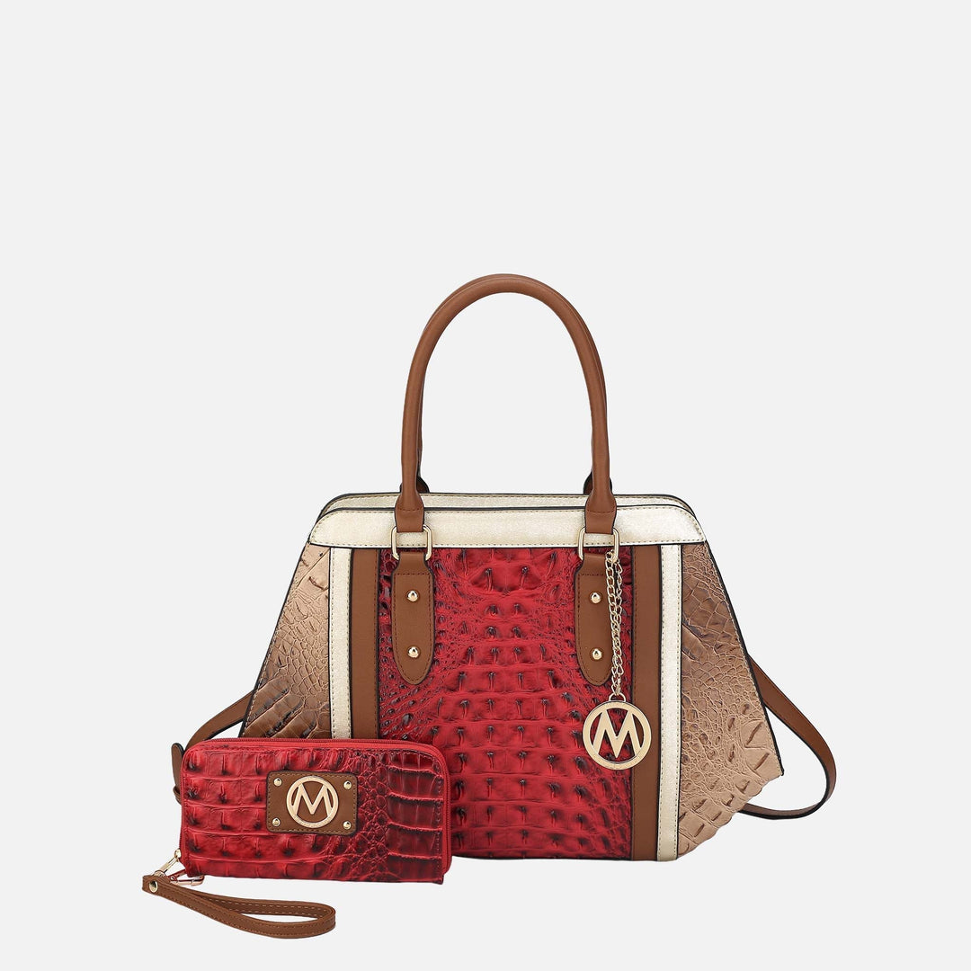 MKF Collection By Mia K Daisy Shoulder Bag And Set