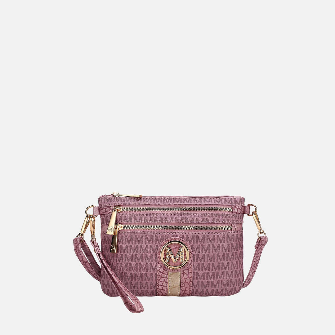 Tan MKF Collection By Mia K Tarren Signature Crossbody Bag