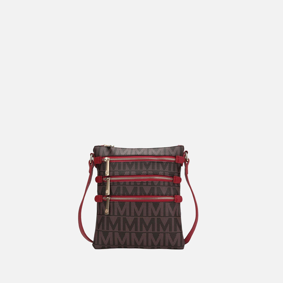 Black MKF Collection By Mia K Mya Signature Crossbody Bag