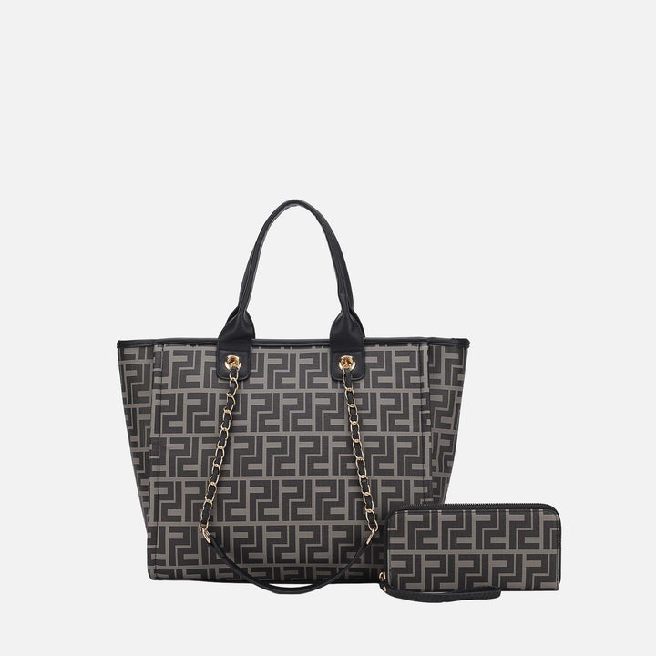 MKF Collection By Mia K Marlene Tote Bag And Wallet Set