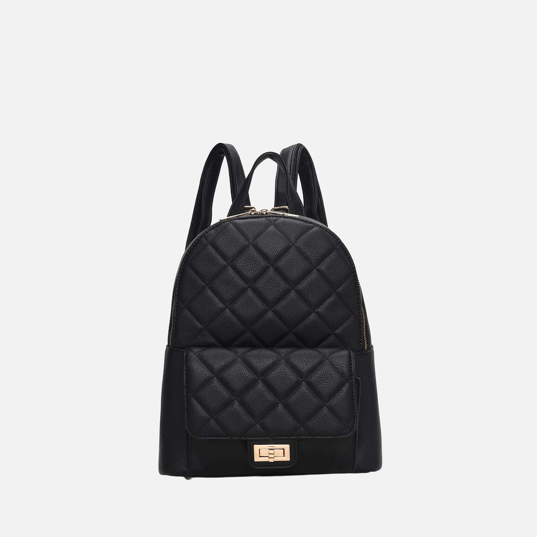 MKF Collection By Mia K Dimitria Quilted Backpack