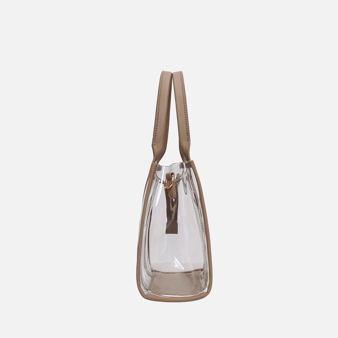 Taupe MKF Collection By Mia K Tatiana Tote Bag