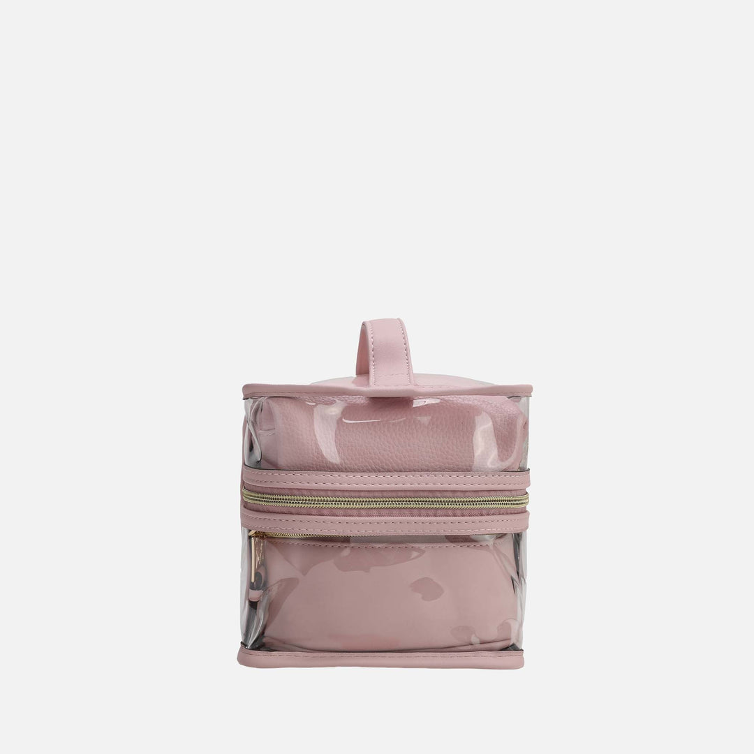 Light Blue MKF Collection By Mia K Emma Cosmetic Case And Set