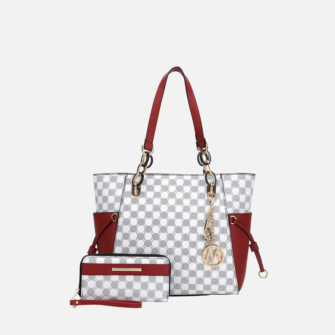 MKF Collection By Mia K Xenia Tote Bag And Set