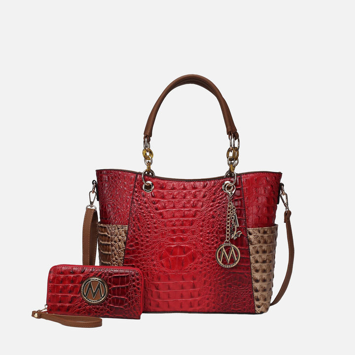 MKF Collection By Mia K Merlina Tote Bag And Wallet Set 1
