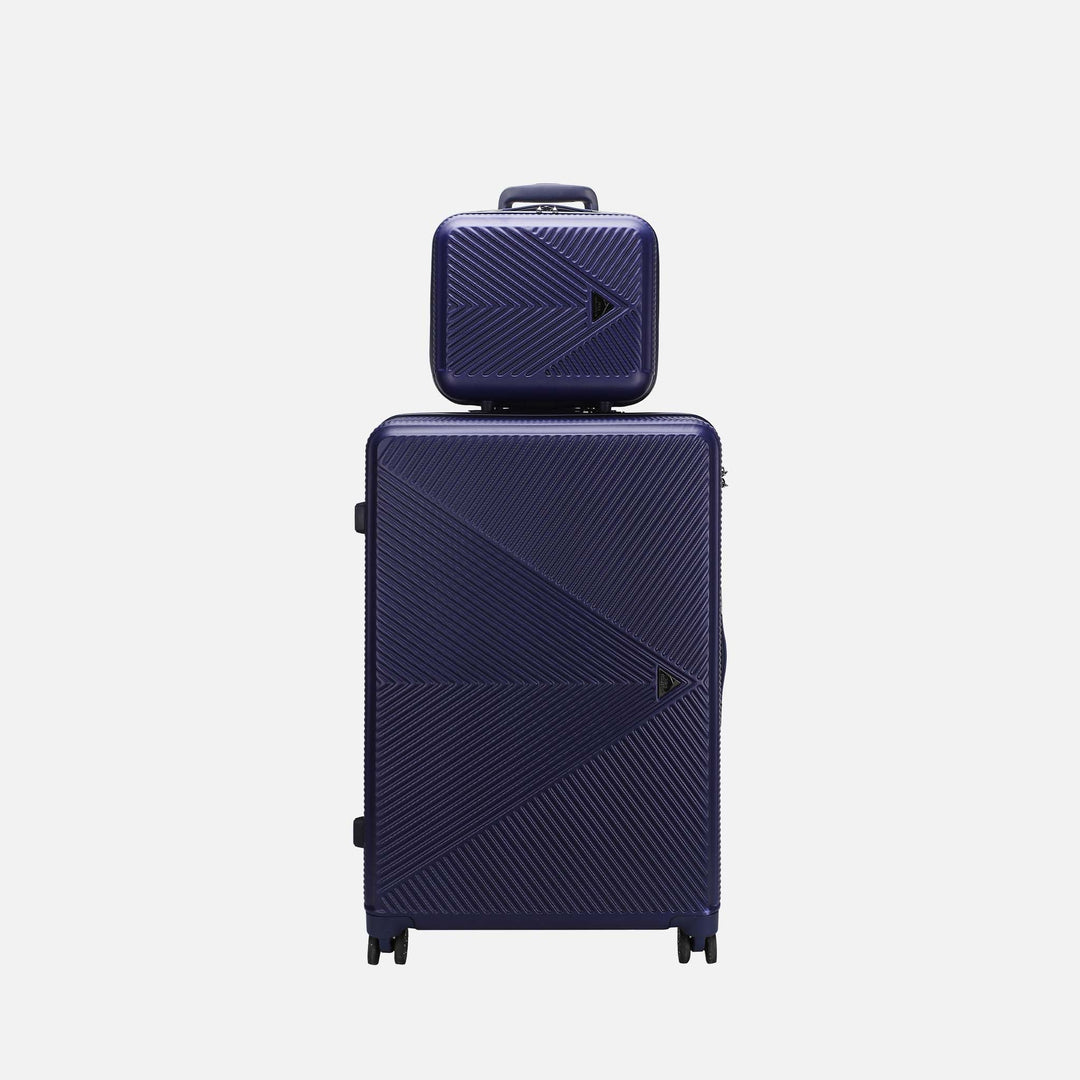MKF Collection By Mia K Felicity Carry On Roller And Cosmetic Case Set