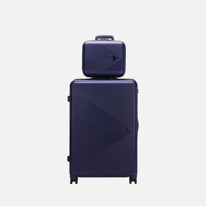 MKF Collection By Mia K Felicity Carry On Roller And Cosmetic Case Set