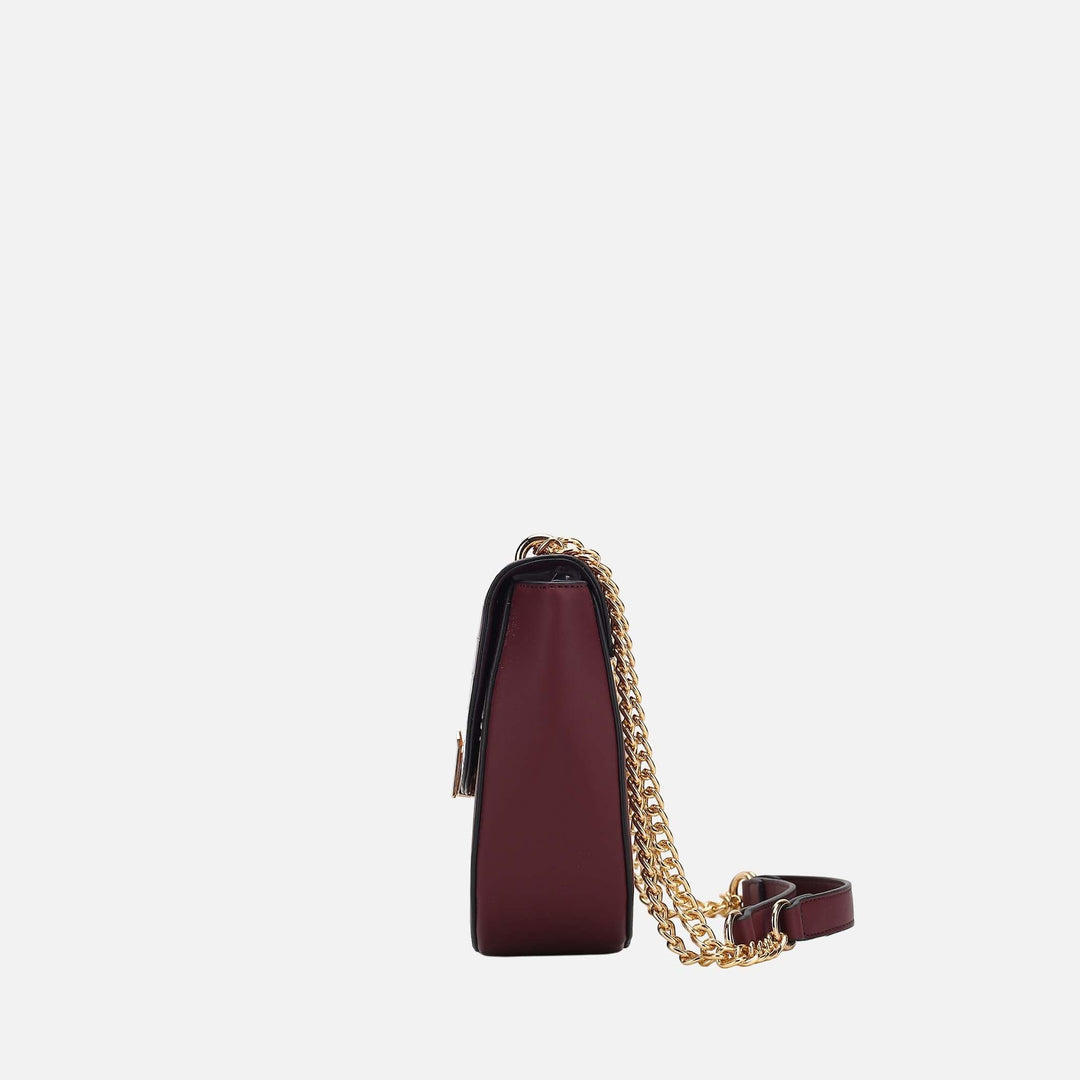 Grey MKF Collection By Mia K Brooklyn Embossed Crossbody Bag